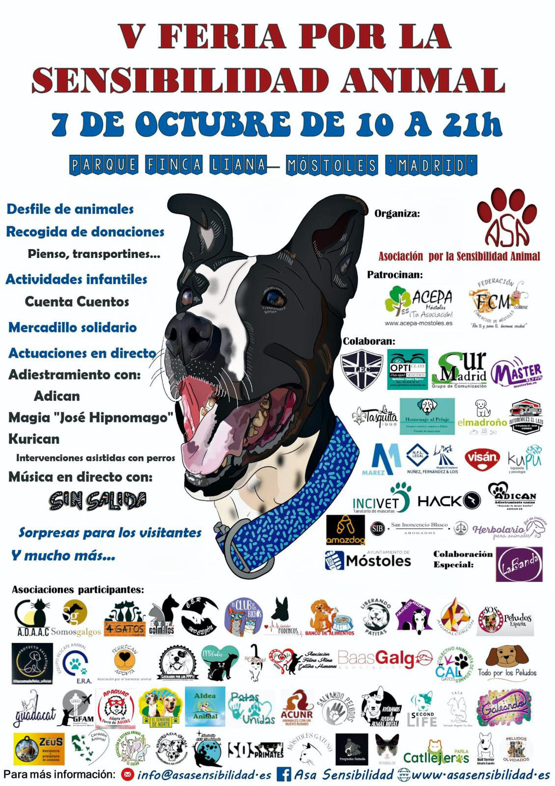 V Feria por la Sensibilidad Animal Cartel