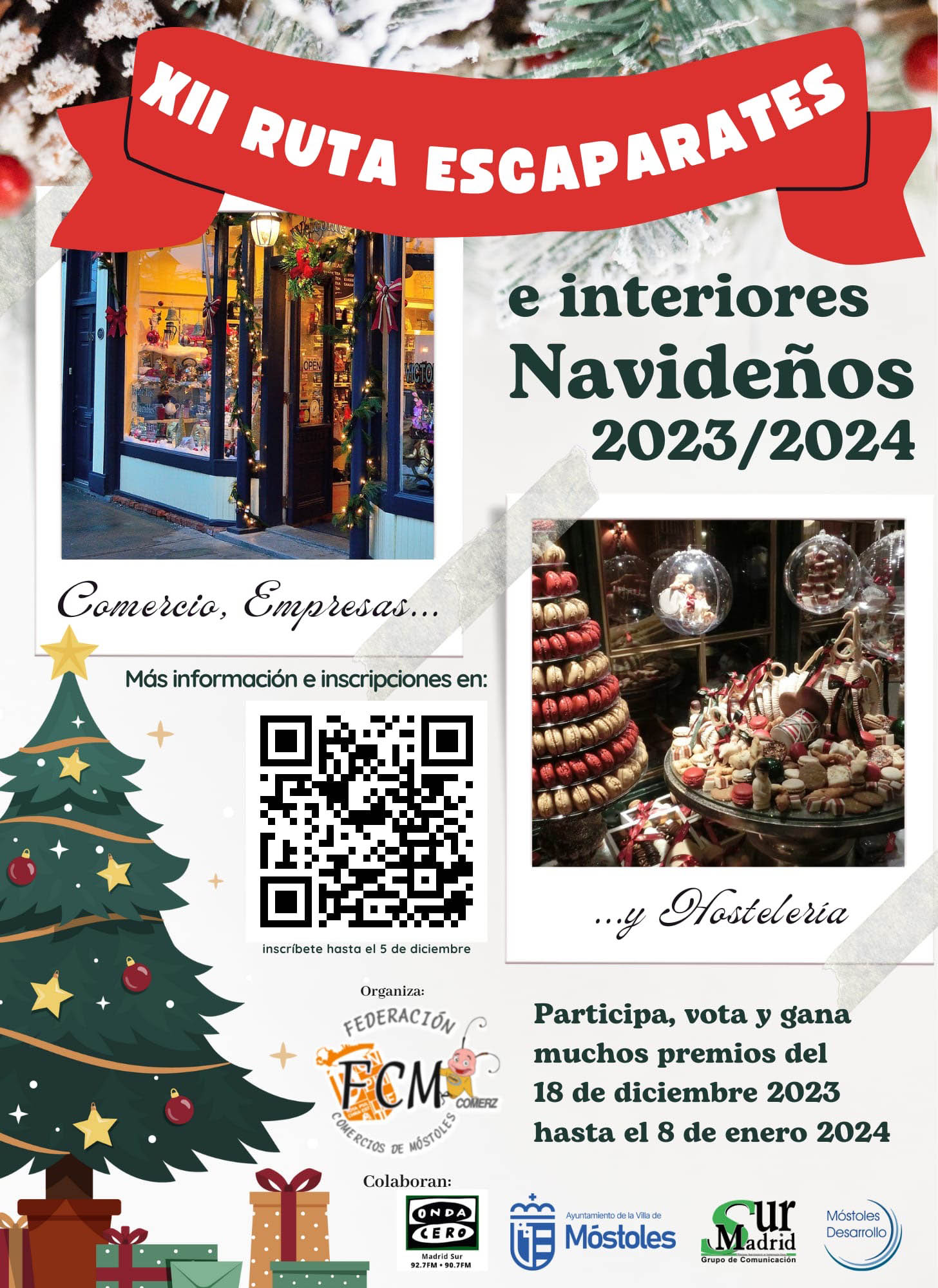 XII Ruta de Escaparates e Interiores Navideños de Móstoles