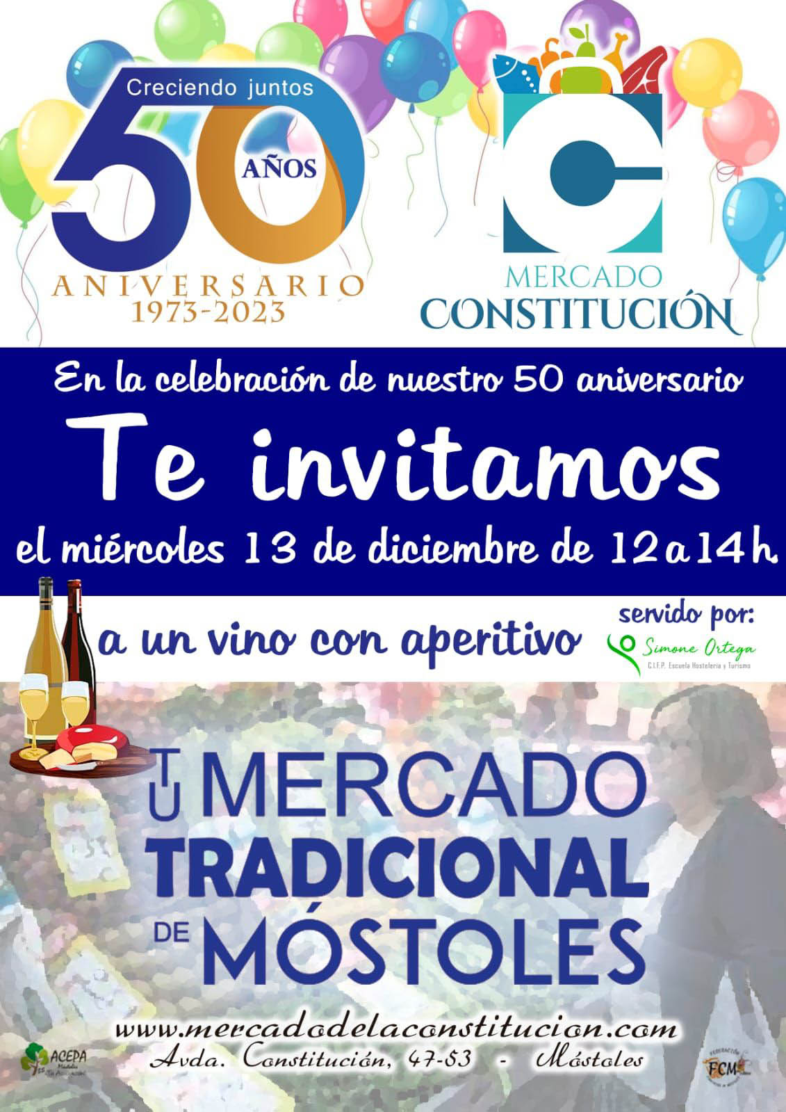 50 Aniversario Mercado Costitución Móstoles